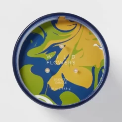 28oz Glass Wildflowers Candle Blue - Opalhouse™ -Opalhouse Home Deals Store GUEST 10b97f8f e2e9 465e 9bb9 54d91fb01691