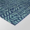 5'x7' Wild Stripe Outdoor Rug Blue - Opalhouse™