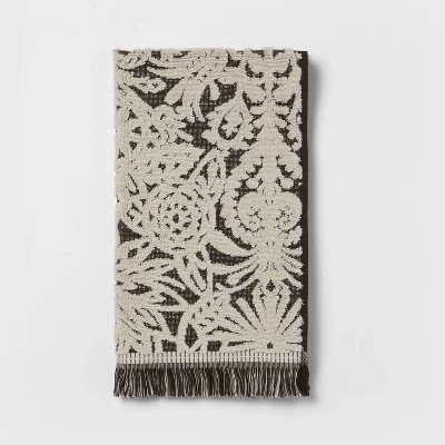 Allover Pattern Towels Black/White - Opalhouse 5 Allover Pattern Towels Black/White - Opalhouse - Image 5