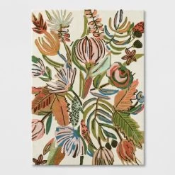 Floral Wool Tufted Area Rug Pink/White - Opalhouse™ -Opalhouse Home Deals Store GUEST 31188344 1764 41c8 b8db cf880ff73088