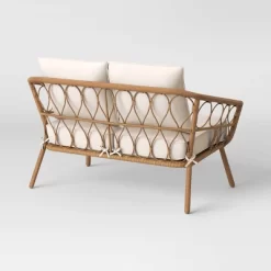 Britanna Patio Loveseat, Outdoor Furniture - Natural - Opalhouse™ -Opalhouse Home Deals Store GUEST 3e5f70ee 1fe6 4751 87aa 639e042763e5