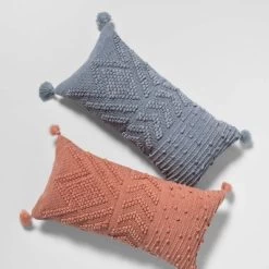 Oversize Embroidered Textured Lumbar Throw Pillow - Opalhouse™ -Opalhouse Home Deals Store GUEST 412a54b4 ac2e 4867 9a69 457e185d6f3e