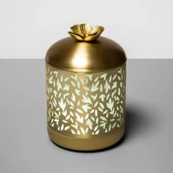 200ml Metal Flower Cutout Color-Changing Oil Diffuser Gold - Opalhouse™ -Opalhouse Home Deals Store GUEST 44e22fef b752 428e ae3a 4df4cea219ac
