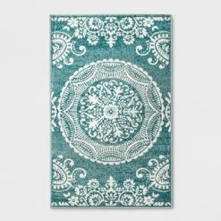 Vintage Medallion Outdoor Rug Turquoise - Opalhouse™ -Opalhouse Home Deals Store GUEST 456e7275 6a86 42a9 b016 7ab8c8d1e8e0