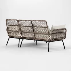 Latigo Patio Sectional Gray/Brown/Linen - Opalhouse™ -Opalhouse Home Deals Store GUEST 5eae43d8 5c64 4cc3 9138 f7a903fdf2b9