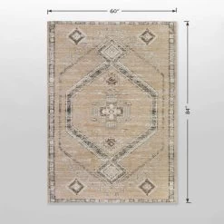 5'x7' Sunset Moroccan Tapestry Rectangular Woven Outdoor Area Rug Light Brown - Opalhouse™ -Opalhouse Home Deals Store GUEST 600501e1 0d8a 42f2 9afb 1f6245befe8b