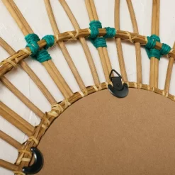 30" Dia Rattan Mirror With Cotton Cord - Opalhouse™ Designed With Jungalow™ -Opalhouse Home Deals Store GUEST 609e683e 9806 4ac4 8a85 94ad2e7f6e22