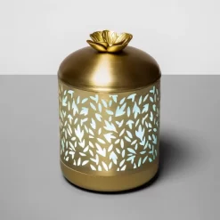 200ml Metal Flower Cutout Color-Changing Oil Diffuser Gold - Opalhouse™ -Opalhouse Home Deals Store GUEST 79f633fb 24ef 4306 8f5c 08721e2e4a3a