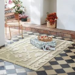 Outdoor Rug Tufted Cream - Opalhouse™ -Opalhouse Home Deals Store GUEST 9a2336c1 bc46 4955 803e 3256858d38b0