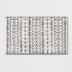 Diamond Printed Accent Aztec Rug Black - Opalhouse™ -Opalhouse Home Deals Store GUEST 9a5f0d3a 6dc0 4cc2 a7e1 7c16bb3d54a2