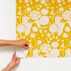 Idris Flower Wallpaper Pharaoh Gold - Opalhouse™ Designed With Jungalow™ -Opalhouse Home Deals Store GUEST afa3c2c7 d4a3 4da6 989a 5ea8e7d3bc25