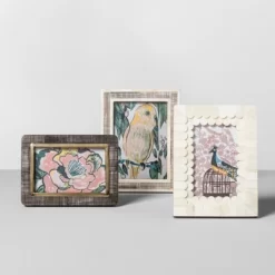 5" X 7" Scratched Bone Photo Frame Light Brown - Opalhouse™ -Opalhouse Home Deals Store GUEST d208eaa2 2cc2 41d8 828d 4840fa5472f7