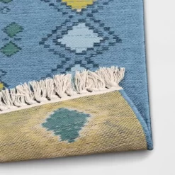 7'x10' Bright Moroccan Rectangular Woven Outdoor Area Rug Indigo - Opalhouse™ -Opalhouse Home Deals Store GUEST f1512d73 cd59 4071 a29a efd457754733